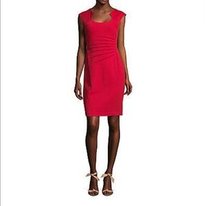 Red Calvin Klein dress